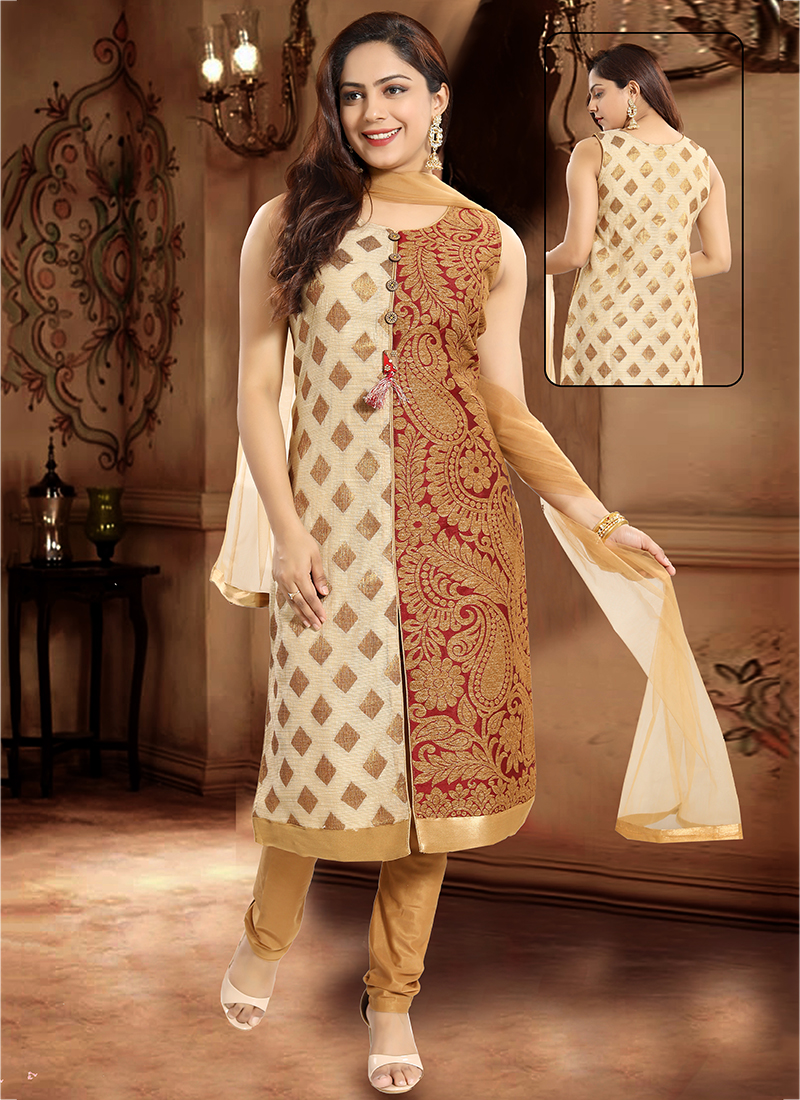 Readymade banarasi deals salwar suit